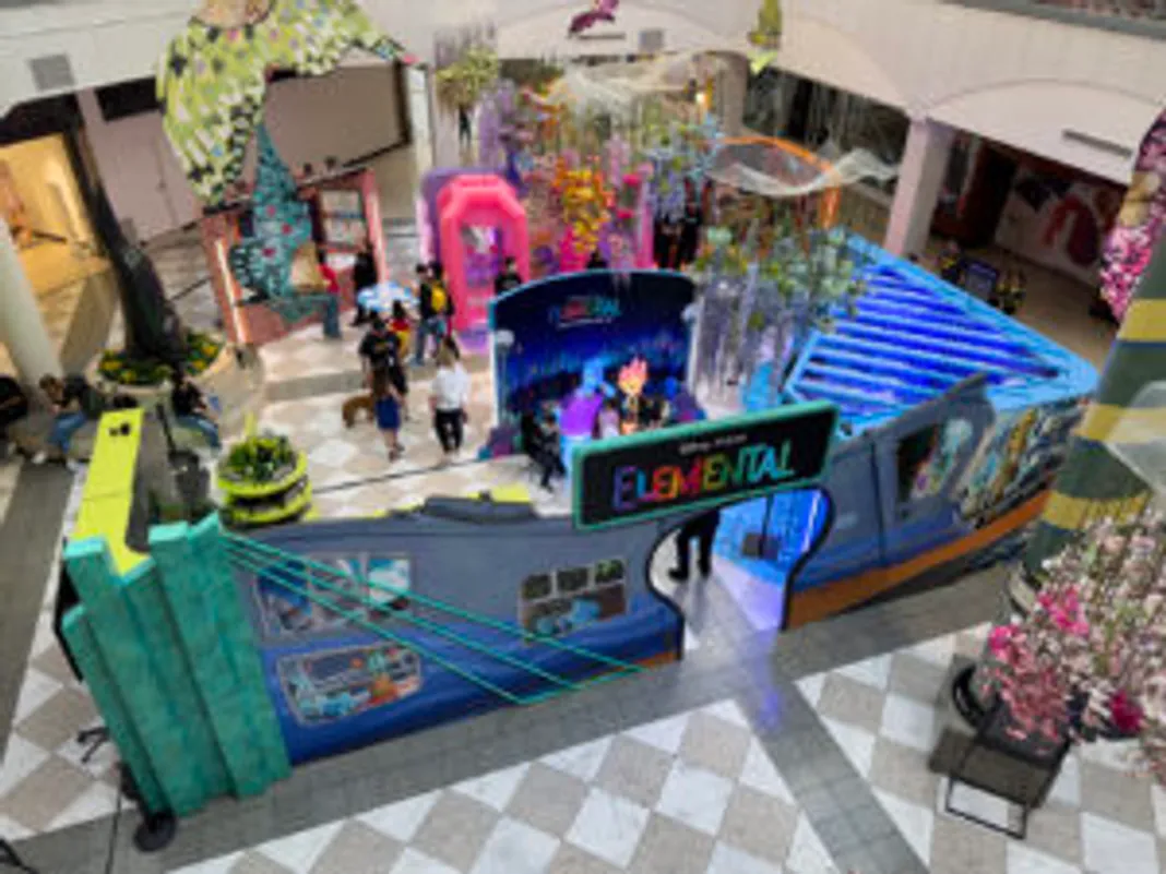 elemental pixar_San Mateo mall experience overview