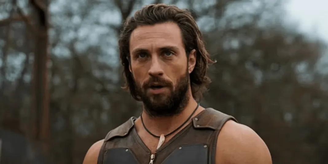 kraven the hunter movie_aaron taylor-johnson_forest hunt